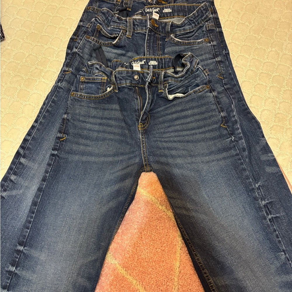 3 Pairs of Cat & Jack Dark Blue Kids Jeans
